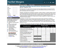 Tablet Screenshot of factsetmergers.com